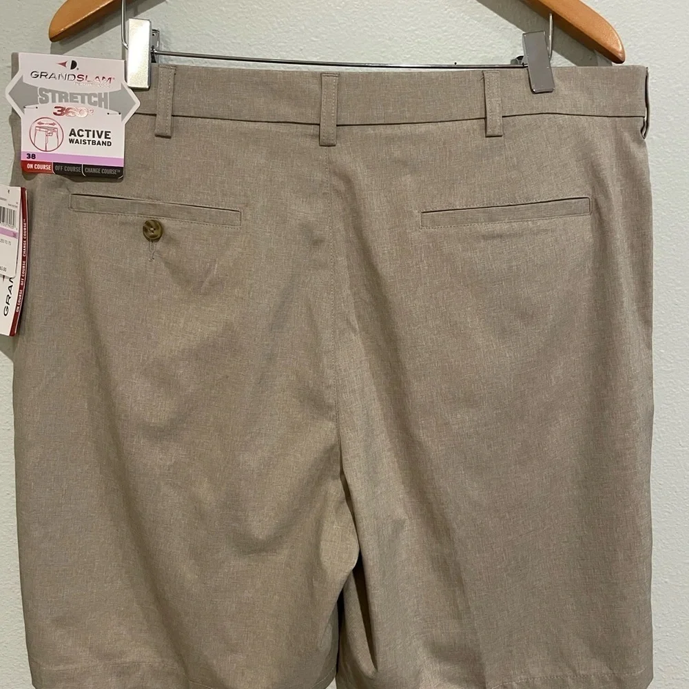 NWT Men’s Grand slam Performance Stretch 360 shorts Size 38